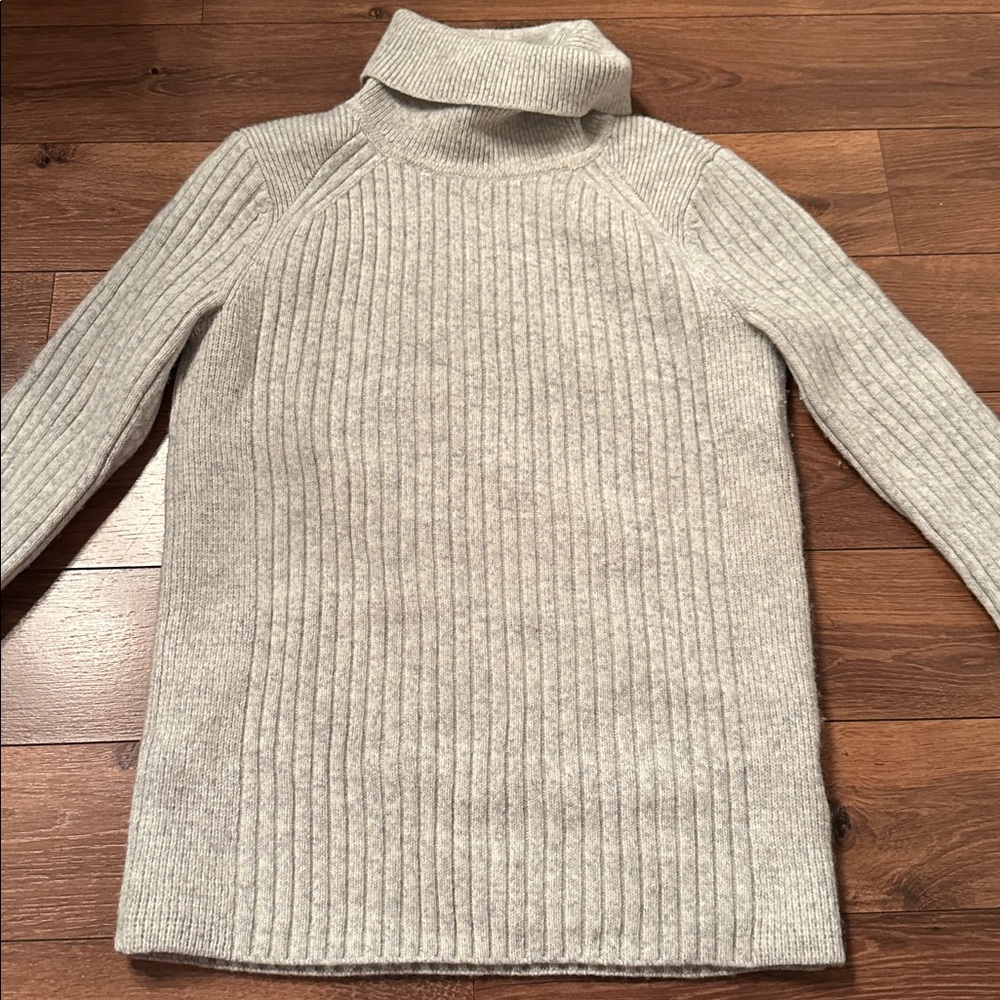 Club Monaco Ribbed WOOL Turtleneck Sweater XS